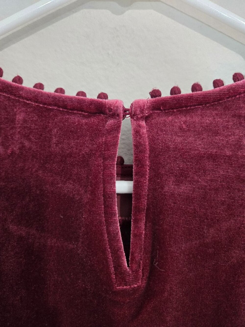Boden Purple Mila Velvet Long Sleeve Top Purple/Plum size 6 - Picture 5 of 16